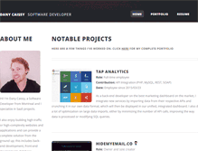 Tablet Screenshot of danycaissy.com